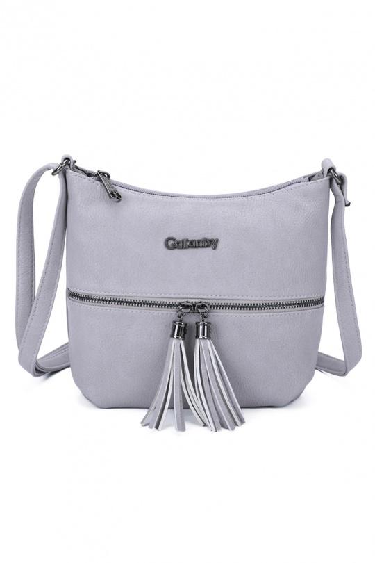 A tracolla Borse Grey GALLANTRY - CHIC AMINI Z-83007-2 Efashion Paris