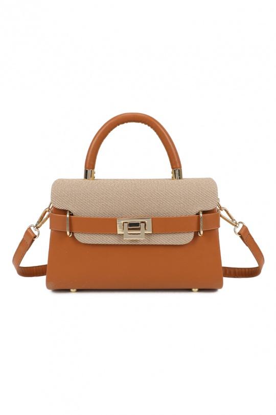 Sacs à main Maroquinerie Camel GALLANTRY - CHIC AMINI YL-26007 Efashion Paris