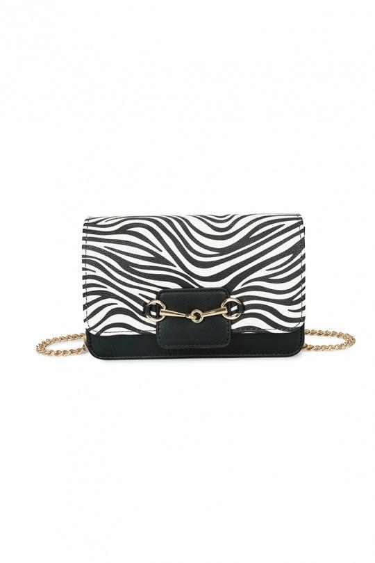 Sacs à bandoulière Maroquinerie Noir/blanc GALLANTRY - CHIC AMINI C-0158-2 Efashion Paris