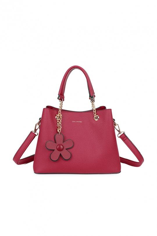 Sacs à main Maroquinerie Rouge foncé GALLANTRY - CHIC AMINI R-1977 Efashion Paris