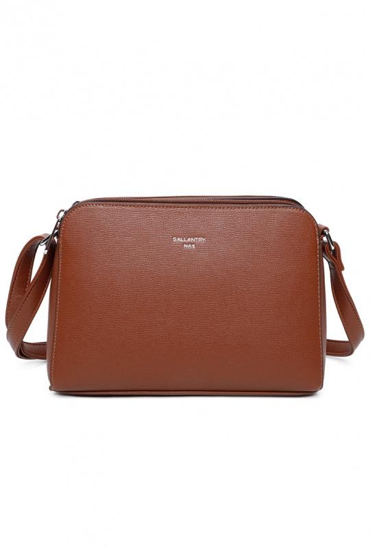 Sacs à bandoulière Maroquinerie Marron foncé GALLANTRY - CHIC AMINI G-7432-2 Efashion Paris