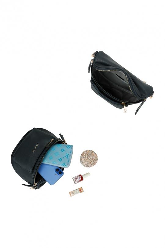 Sacs bananes Maroquinerie Bleu clair GALLANTRY - CHIC AMINI Z-83047 Efashion Paris