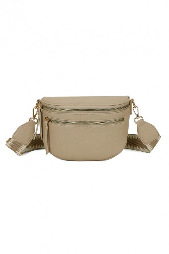 Sacs bananes Maroquinerie Taupe GALLANTRY - CHIC AMINI Z-83051-8 Efashion Paris