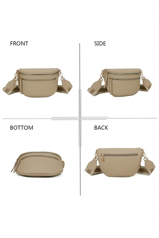 Sacs bananes Maroquinerie Blanc GALLANTRY - CHIC AMINI Z-83051-8 Efashion Paris