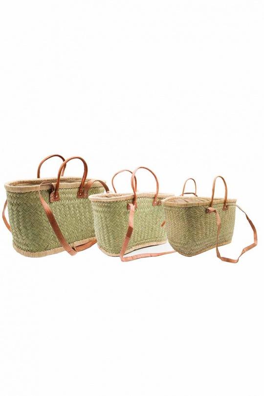 Cabas Maroquinerie Kaki GALLANTRY - CHIC AMINI PM-2221-SERIE Efashion Paris