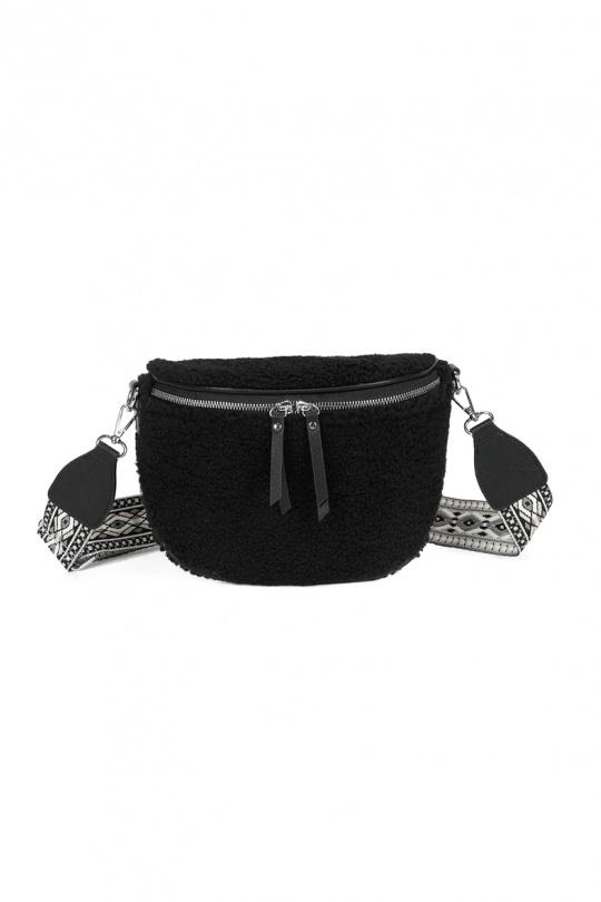 Marsupio Borse Black GALLANTRY - CHIC AMINI R-83051-2 Efashion Paris