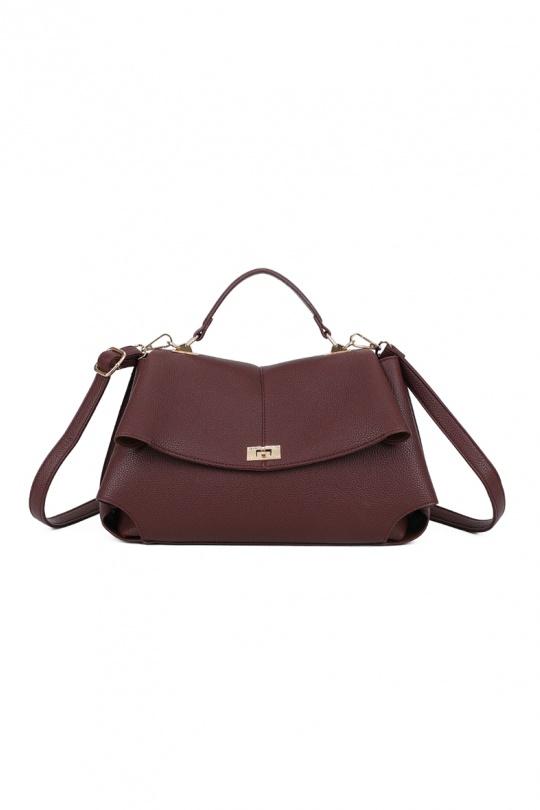 Sacs à main Maroquinerie Bordeaux GALLANTRY - CHIC AMINI R-9127-1 Efashion Paris