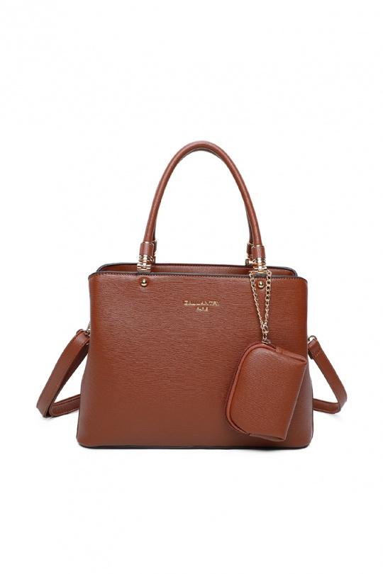 Sacs à main Maroquinerie Marron foncé GALLANTRY - CHIC AMINI G-7347 Efashion Paris