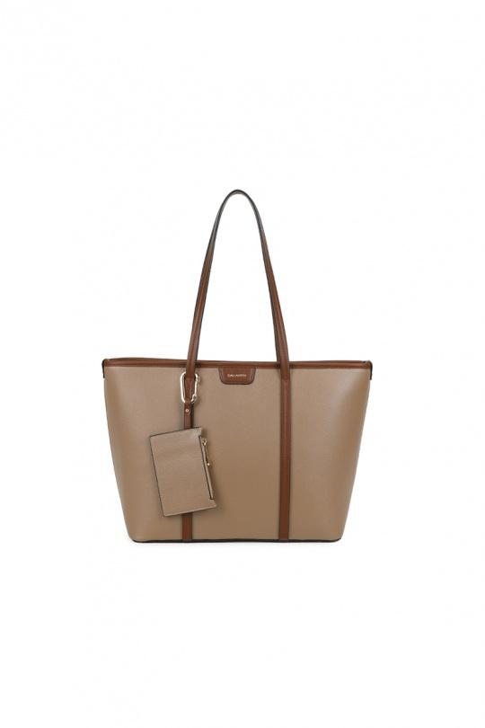 Shoppers Borse Dark taupe GALLANTRY - CHIC AMINI M-9442-2 Efashion Paris
