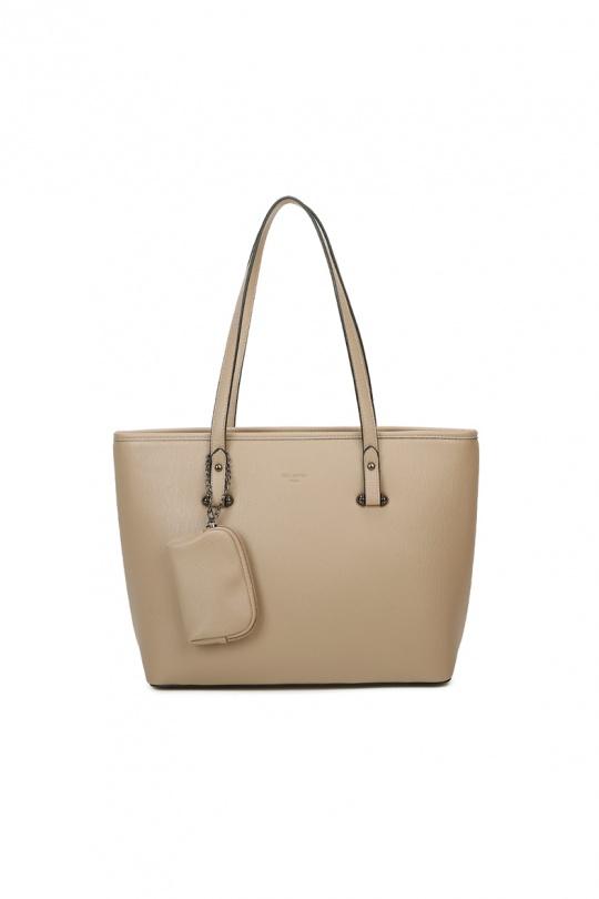 Shoppers Borse Taupe GALLANTRY - CHIC AMINI M-9401 Efashion Paris