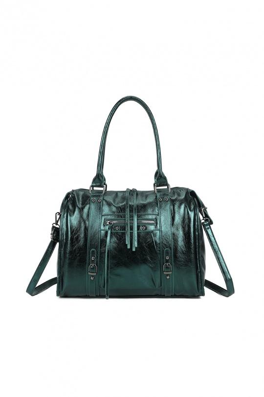 Borse a mano Borse Dark green GALLANTRY - CHIC AMINI R-1979-5 Efashion Paris