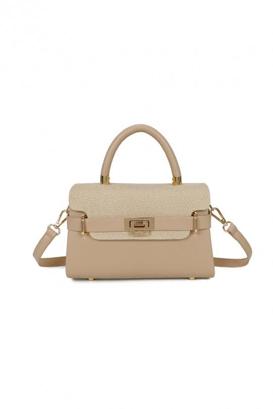 Borse a mano Borse Taupe GALLANTRY - CHIC AMINI YL-26007 Efashion Paris