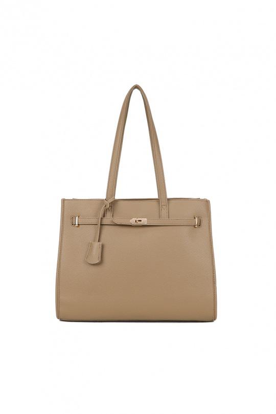 Shoppers Borse Dark taupe GALLANTRY - CHIC AMINI Z-83084-1 Efashion Paris