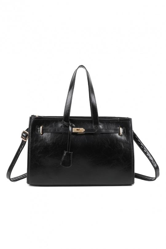 Shoppers Borse Black GALLANTRY - CHIC AMINI Z-83084 Efashion Paris