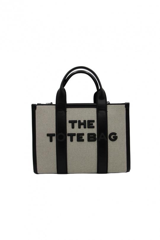 Tote bags Bags Beige/black GALLANTRY - CHIC AMINI B-6156-2 Efashion Paris