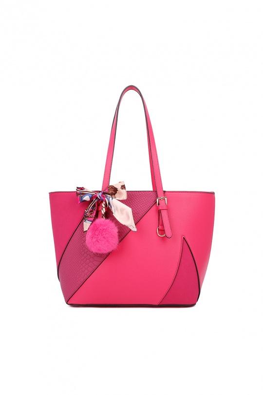 Tote bags Bags Fushia GALLANTRY - CHIC AMINI Z-9389-3 Efashion Paris