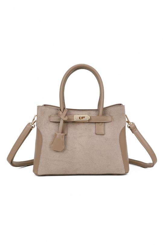 Sacs à main Maroquinerie Taupe foncé GALLANTRY - CHIC AMINI KJ-62073 Efashion Paris