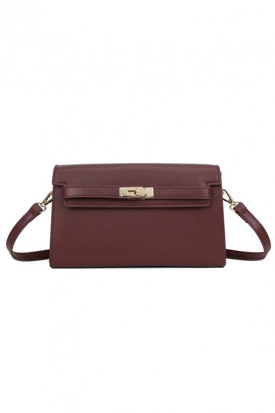 A tracolla Borse Burgundy GALLANTRY - CHIC AMINI HY-5453 Efashion Paris