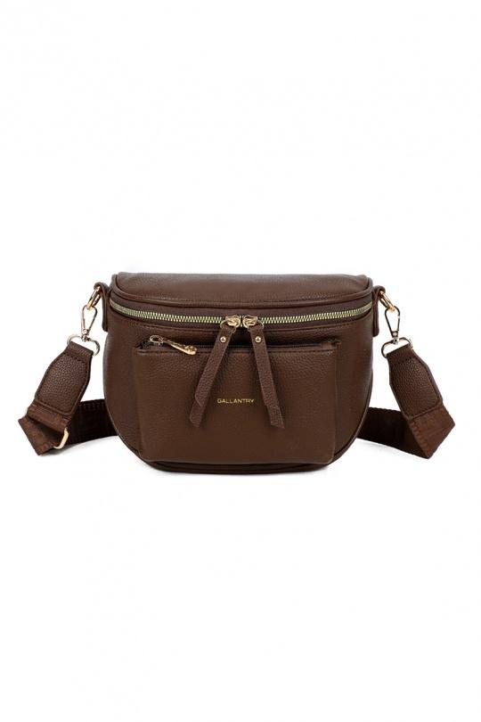 Marsupio Borse Brown GALLANTRY - CHIC AMINI Z-83047 Efashion Paris