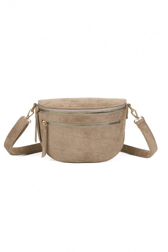 Marsupio Borse Dark taupe GALLANTRY - CHIC AMINI Z-83051-9 Efashion Paris