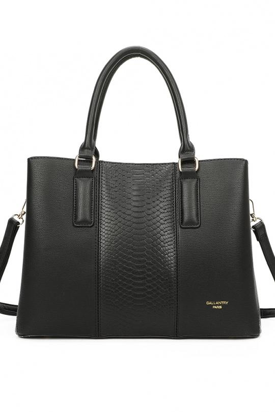Borse a mano Borse Black GALLANTRY - CHIC AMINI DQ-8645 Efashion Paris