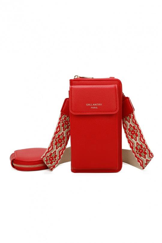 Bolsos pequeños & clutch Marroquinería Red GALLANTRY - CHIC AMINI SF-69019 Efashion Paris