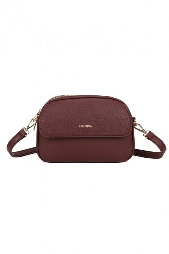 Shoulder bags Bags Burgundy GALLANTRY - CHIC AMINI A-9137 Efashion Paris