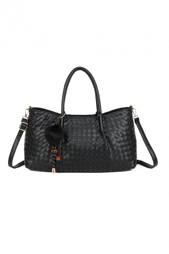 Handbags Bags Black GALLANTRY - CHIC AMINI A-9140 Efashion Paris