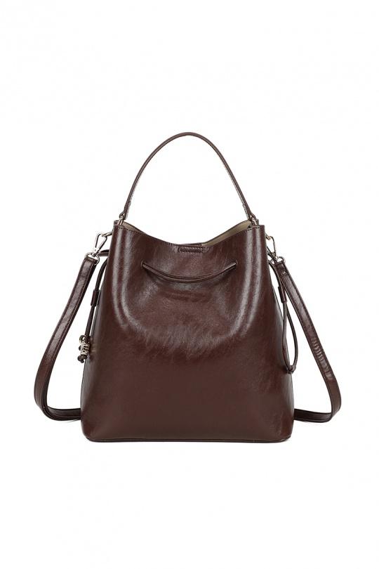 Handbags Bags Dark brown GALLANTRY - CHIC AMINI G-7500 Efashion Paris