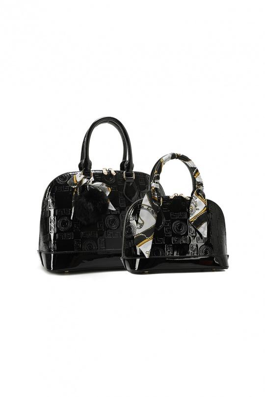 Sacs à main Maroquinerie Noir GALLANTRY - CHIC AMINI DQ-8597-2/DQ-8596-3 Efashion Paris