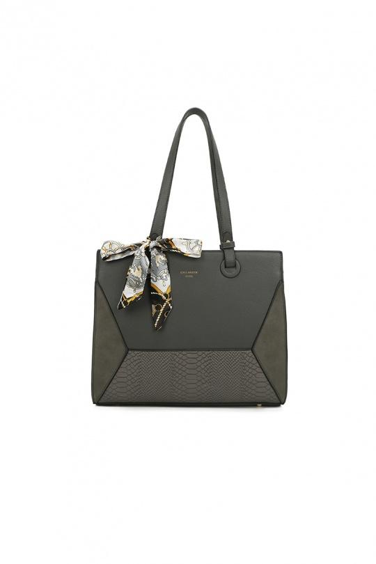 Sacs à main Maroquinerie Gris foncé GALLANTRY - CHIC AMINI R-1679 Efashion Paris