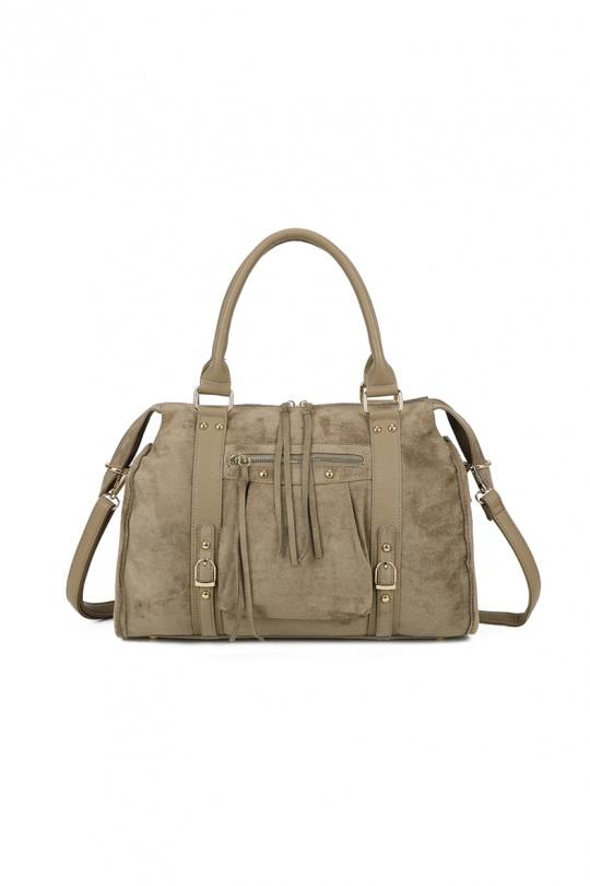 Sacs à main Maroquinerie Taupe foncé GALLANTRY - CHIC AMINI M-1979-2C Efashion Paris