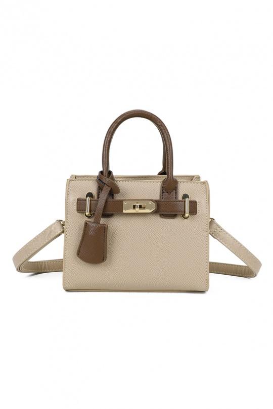 Sacs à main Maroquinerie Marron/Taupe GALLANTRY - CHIC AMINI R-1947-1 Efashion Paris