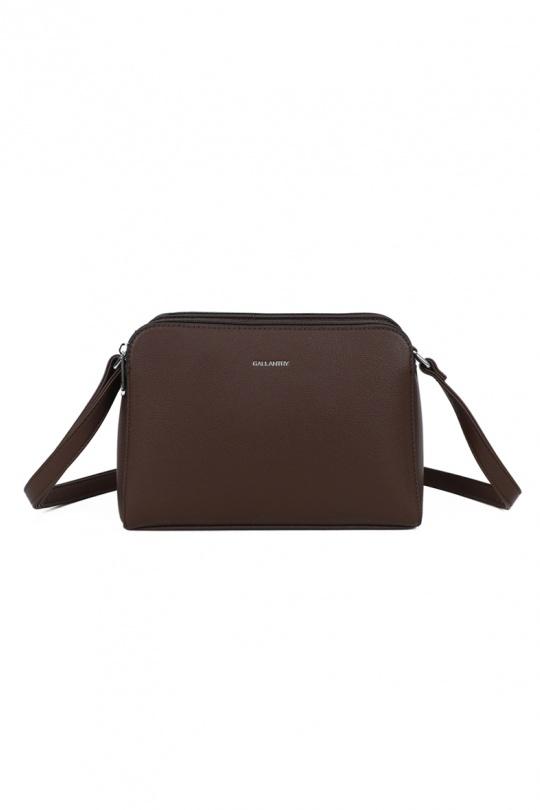 Sacs à bandoulière Maroquinerie Marron GALLANTRY - CHIC AMINI G-7432-2 Efashion Paris
