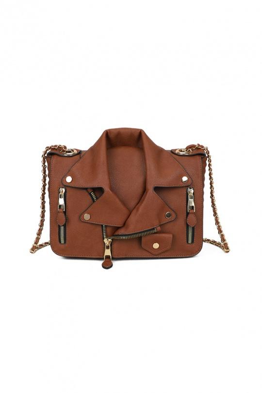 Sacs à bandoulière Maroquinerie Marron foncé GALLANTRY - CHIC AMINI G-7498 Efashion Paris