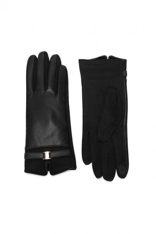 Gants Accessoires Noir GALLANTRY - CHIC AMINI PT-77004_12P Efashion Paris