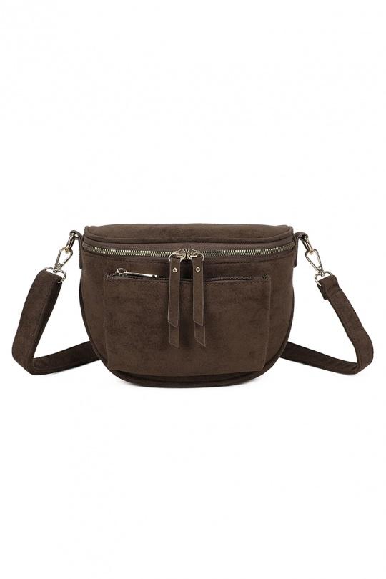Marsupio Borse Brown GALLANTRY - CHIC AMINI Z-83047-6 Efashion Paris