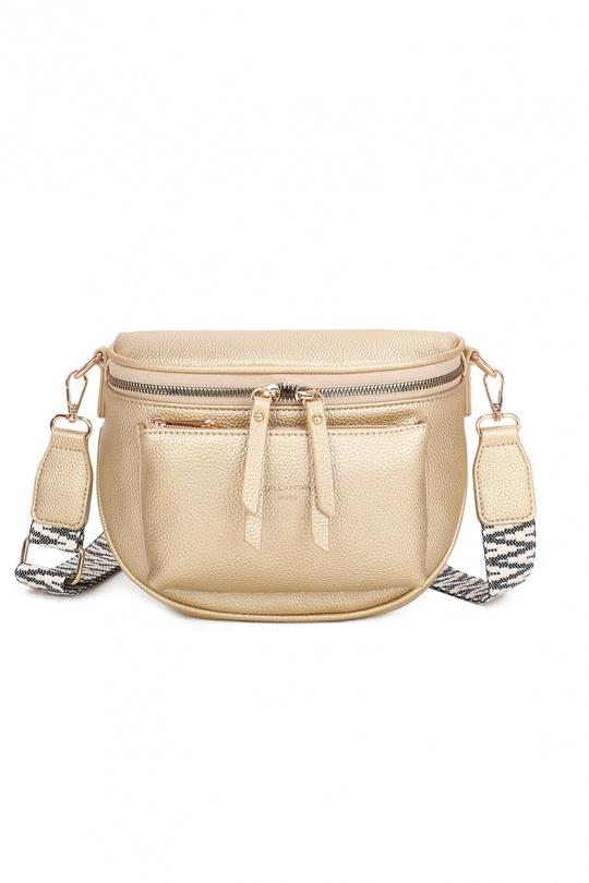 Fanny pack Bags Gold GALLANTRY - CHIC AMINI Z-83047 Efashion Paris