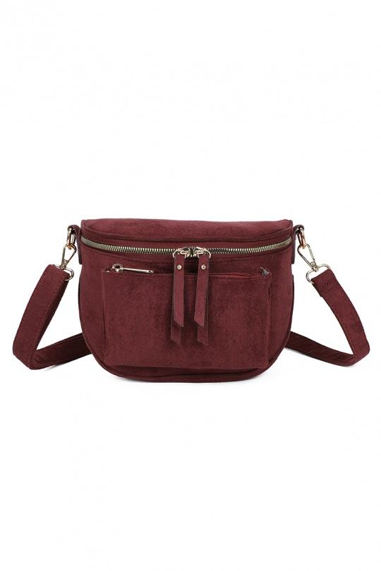 Fanny pack Bags Burgundy GALLANTRY - CHIC AMINI Z-83047-6 Efashion Paris