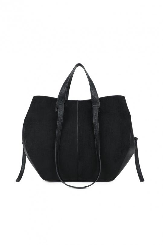 Cabas Maroquinerie Marron foncé GALLANTRY - CHIC AMINI R-1996-1 Efashion Paris