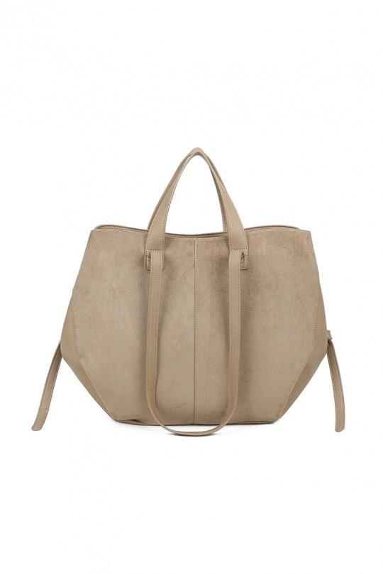 Cabas Maroquinerie Marron foncé GALLANTRY - CHIC AMINI R-1996-1 Efashion Paris