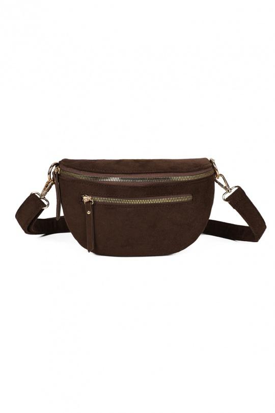 Sacs bananes Maroquinerie Marron GALLANTRY - CHIC AMINI Z-1926-5 Efashion Paris