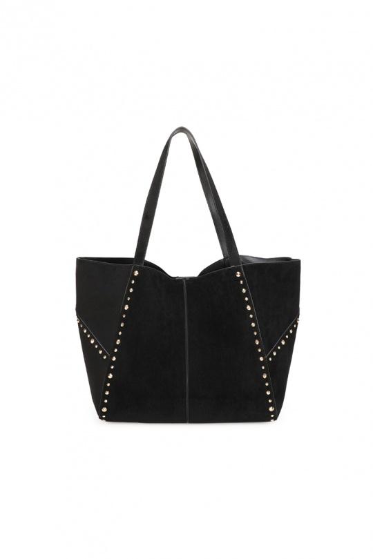 Shoppers Borse Black GALLANTRY - CHIC AMINI M-9457 Efashion Paris