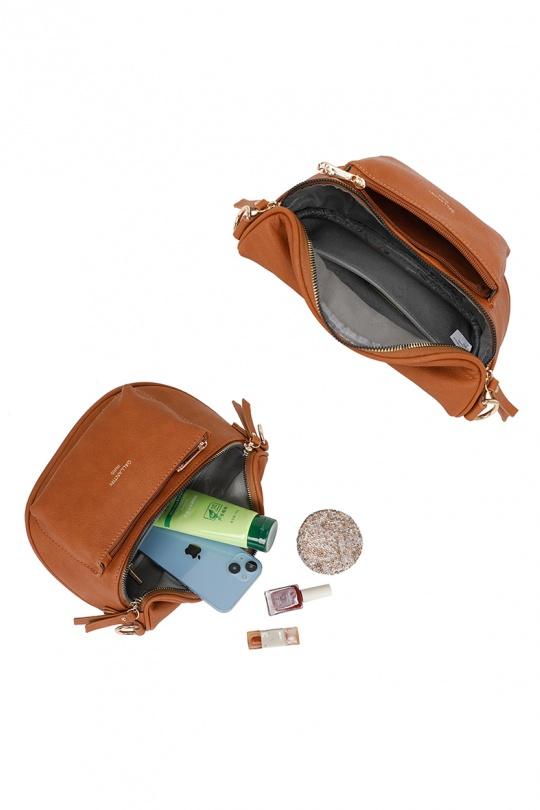 Sacs bananes Maroquinerie Bleu clair GALLANTRY - CHIC AMINI Z-83047 Efashion Paris