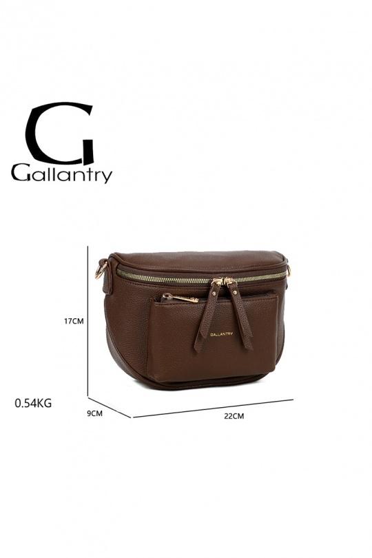 Sacs bananes Maroquinerie Bleu clair GALLANTRY - CHIC AMINI Z-83047 Efashion Paris