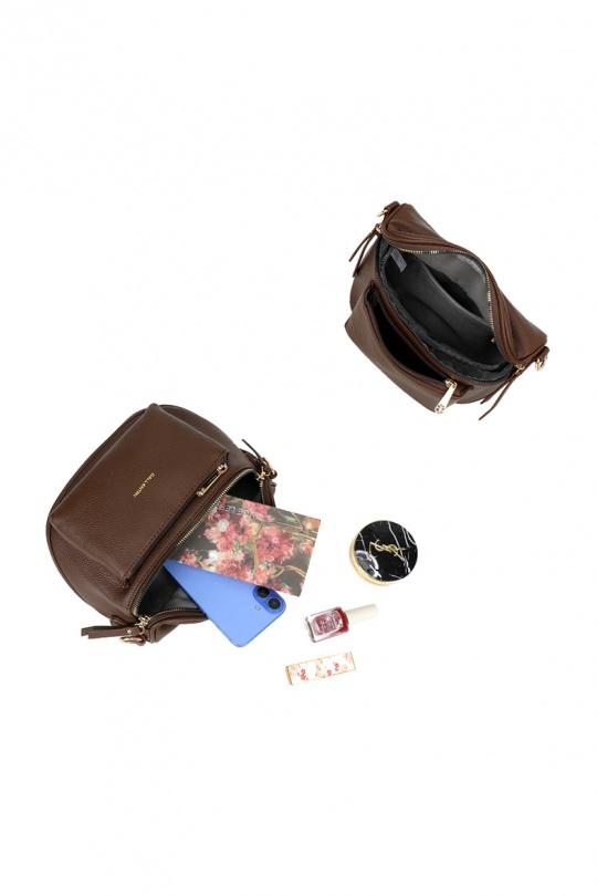 Sacs bananes Maroquinerie Bleu clair GALLANTRY - CHIC AMINI Z-83047 Efashion Paris