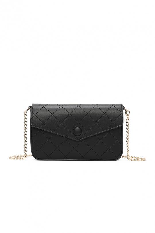Pochettes Maroquinerie Noir GALLANTRY - CHIC AMINI L-86014 Efashion Paris