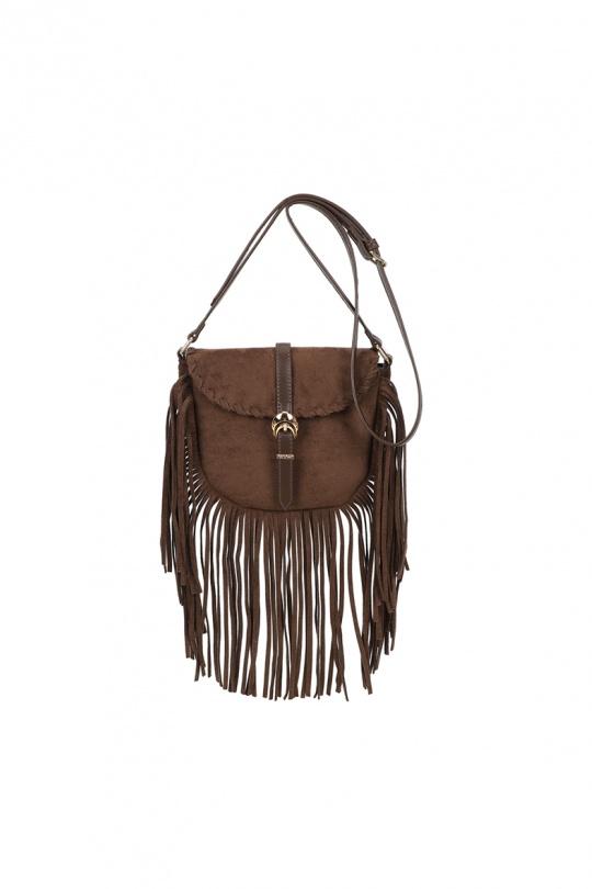 Sacs à bandoulière Maroquinerie Café GALLANTRY - CHIC AMINI DQ-8722 Efashion Paris