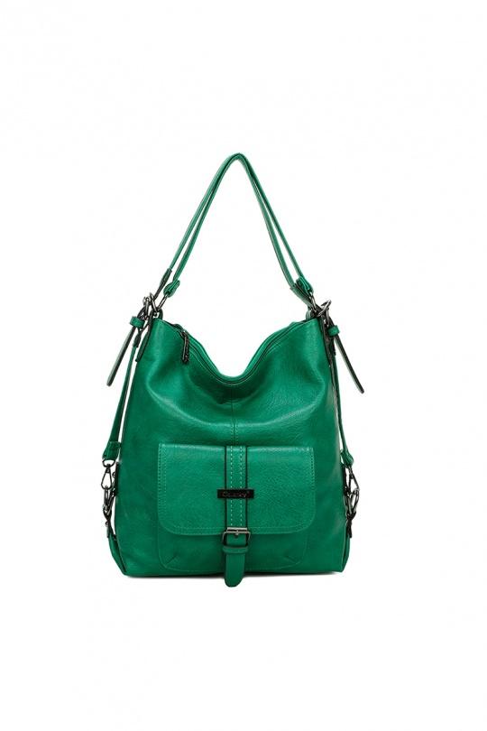 Sacs à bandoulière Maroquinerie Vert GALLANTRY - CHIC AMINI HJ-5249 Efashion Paris