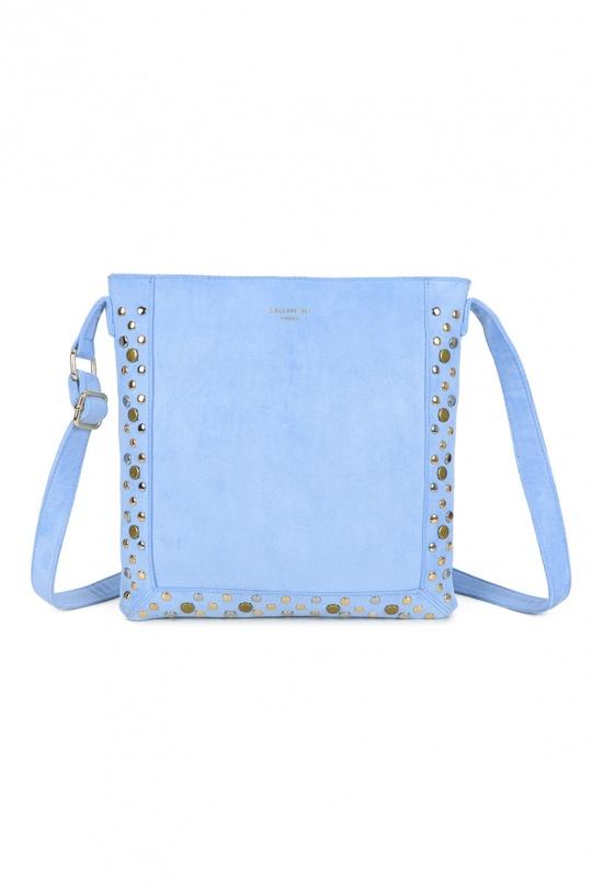 A tracolla Borse Light blue GALLANTRY - CHIC AMINI JC-53004 Efashion Paris